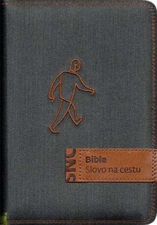 Bible Slovo na cestu s poznámkami (šedočerné džínové plátno) - neuveden
