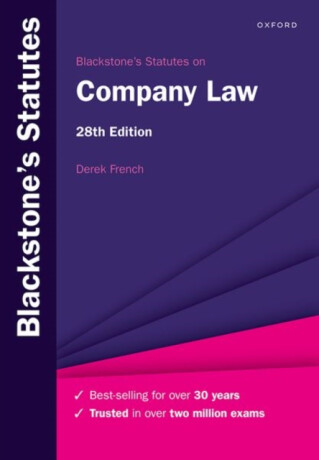 Blackstone's Statutes on Company Law - Derek  French