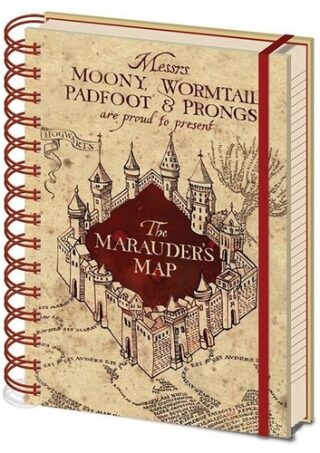 Zápisník Harry Potter - Mapa A5 - neuveden