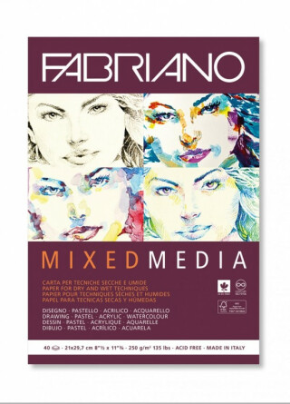Blok Fabriano Mixed media 250g A3 - 