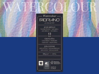 Blok pro akvarel Fabriano 300g 36x48cm - 12 listů - 