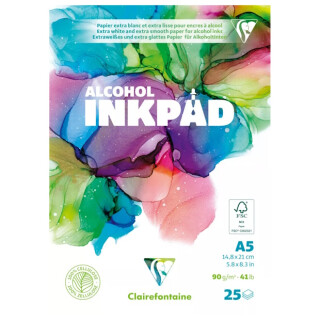 Blok pro alkoholové inkousty Inkpad lepený A5 90g - 