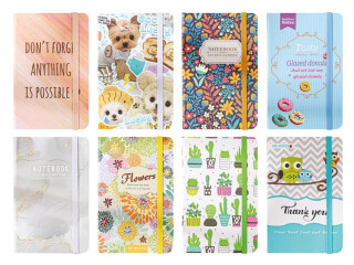 Blok s gumkou A6 96 listů mix č.8 linka - 