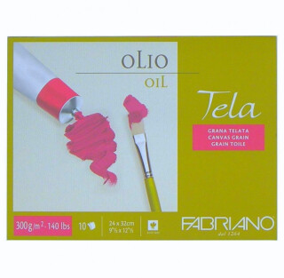 Blok s plátnem Fabriano Tela 30x40cm - 