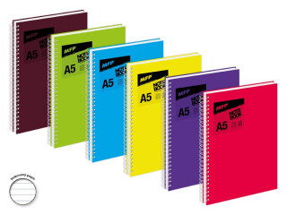 Blok se spirálou A5 linka, 80 listů - 