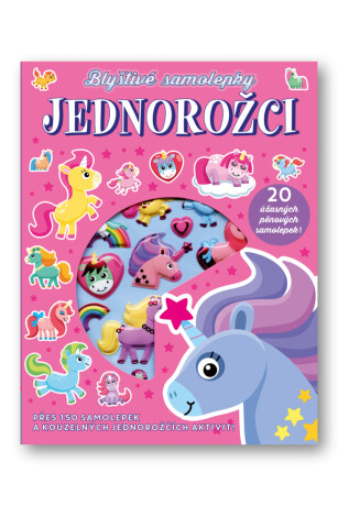 Blyštivé samolepky - Jednorožci - neuveden