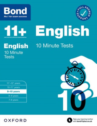 Bond 11+ English 10 Minute Tests for Age 9-10 | For 2026 GL Assessment & other 11 plus entrance exams - Lindsay Sarah,Bond 11+
