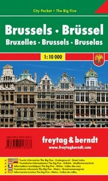 PL 119 CP Brusel 1:10 000 / kapesní plán města - neuveden