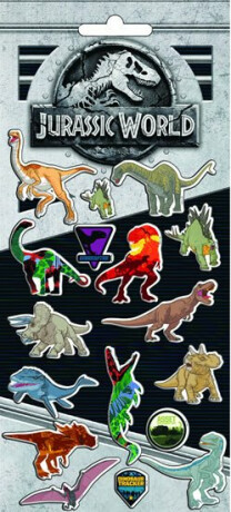 Bublinkové nálepky Jurassic - neuveden