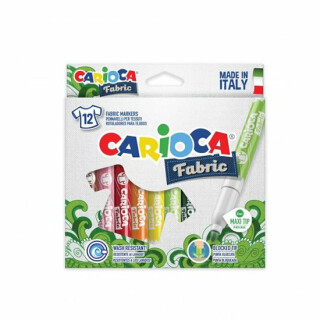 CARIOCA fixy na textil 12 ks - neuveden