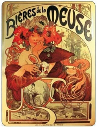 Cedule Alfons Mucha - Bieres - neuveden