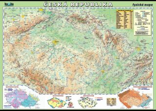 Česká republika - fyzická mapa XL - Petr Kupka