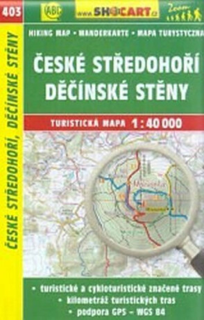 SC 403 České středohoří, Děčínské stěny 1:40 000