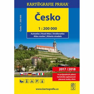 Česko - autoatlas/1:200 000, 2017/2018