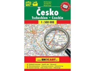 Česko automapa 1:500 000 (velké písmo) (poškozené) - neuveden