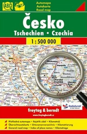 Česko automapa 1:500 000 (velké písmo) - neuveden