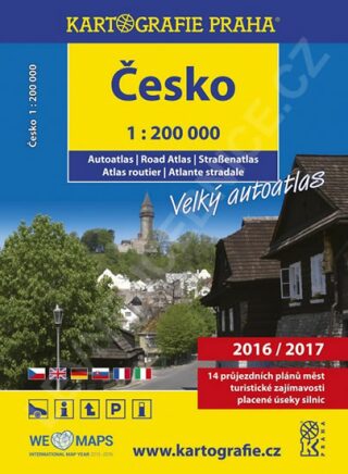 Česko - velký autoatlas 1:200 000 (2016/2017) - neuveden
