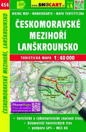 SC 454 Českomoravské mezihoří, Lanškrounsko 1:40 000 - neuveden