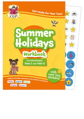 CGP Summer Holidays Activity Workbook - for kids between Year 1 and Year 2 (ages 5-6) - CGP Books