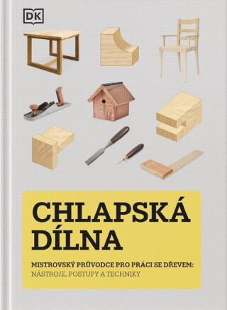Chlapská dílna - Mistrovský průvodce pro práci se dřevem, nástroje, postupy a techniky - 