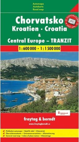 Automapa Chorvatsko a Střední Evropa tranzit 1:600 000 - neuveden