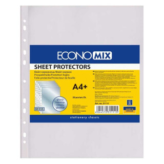 Chrániče na dokumenty A4 30µm, lesklé 20ks - 