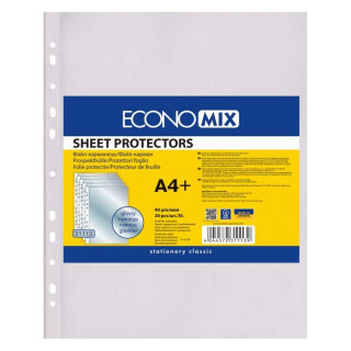 Chrániče na dokumenty A4 40µm, lesklé 20ks - 