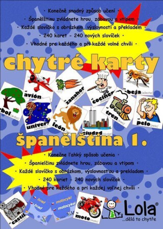 Chytré karty - Španělština slovíčka 1 - Alexandra Pomazalová