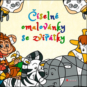 Číselné omalovánky se zvířátky - kolektiv