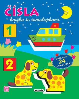 Čísla knížka se samolepkami - Jordi Busquets