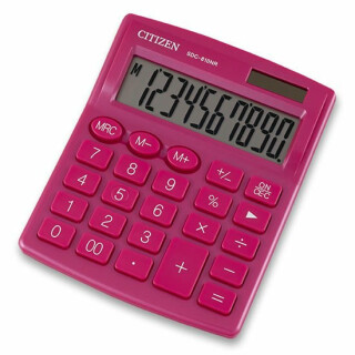 Citizen SDC-810NR růžový - Kalkulátor stolní - neuveden