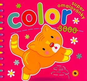 Color 3000 Superomalovánky Kočička - omalovánka - Eduardo Trujillo