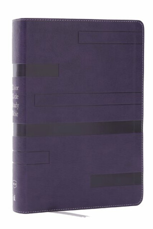 Color Code Study Bible, Revealing God's Truth Color by Color (NKJV, Purple Leathersoft, Red Letter) - Thomas Nelson
