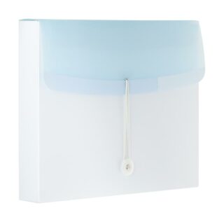 Color Dream box na spisy s gumičkou A4 PP - bílo-modrý 700 µ - neuveden