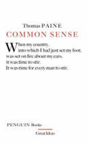 Common Sense - Paine Thomas