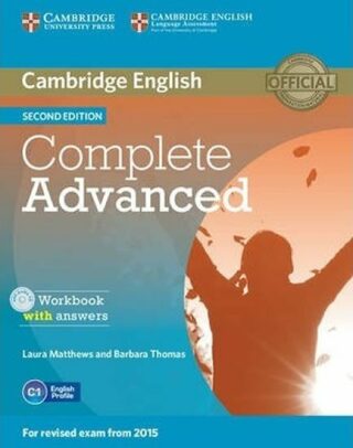 Cambridge English Complete Advanced Workbook with answers Second edition - Laura Matthews