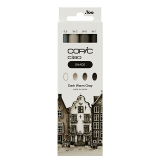 Copic Ciao sada 4ks, Shade Dark/Warm - 