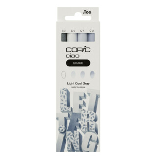 Copic Ciao sada 4ks, Shade Light/Cool - 