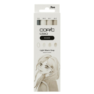 Copic Ciao sada 4ks, Shade Light/Warm - 