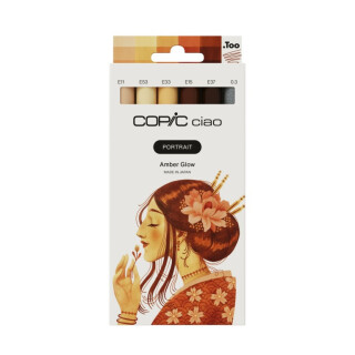 Copic Ciao sada 6ks Portrait, Amber Glow - 