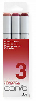 Copic Sketch sada 3ks Color Fusion 3 - 