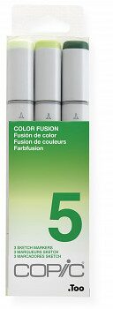 Copic Sketch sada 3ks Color Fusion 5 - 