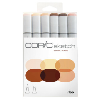 Copic Sketch sada 6ks Skin Tones - 