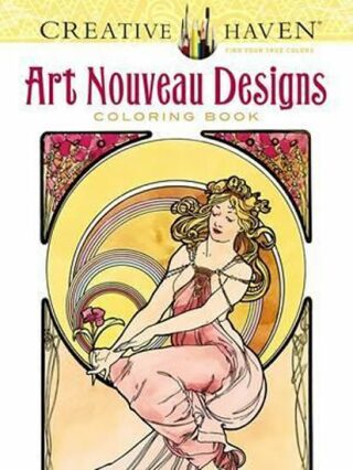 Creative Haven Art Nouveau Designs Coloring Book - Alfons Mucha
