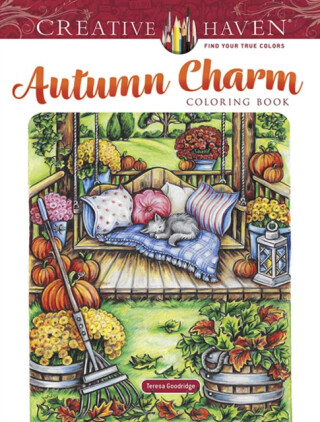 Creative Haven Autumn Charm Coloring Book - Teresa Goodridge