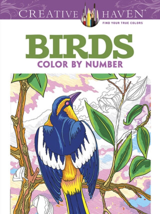 Creative Haven Birds Color by Number Coloring Book - George Toufexis