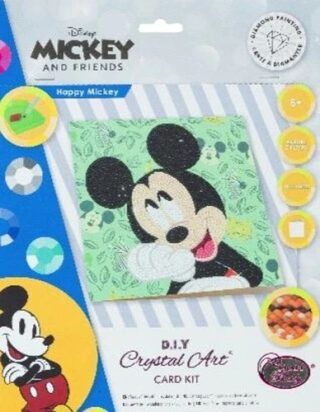 Crystal Art pohlednice Mickey - 