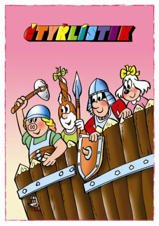 Čtyřlístek - omalovánky A5 - Jaroslav Němeček