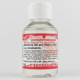 Damarový lak lesklý anti UV Renesans 100ml - 