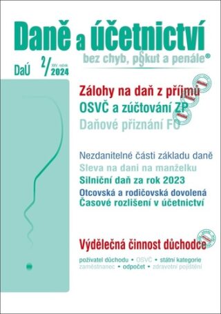 Daně a účetnictví bez chyb, pokut a penále 2/2024 - Martin Děrgel